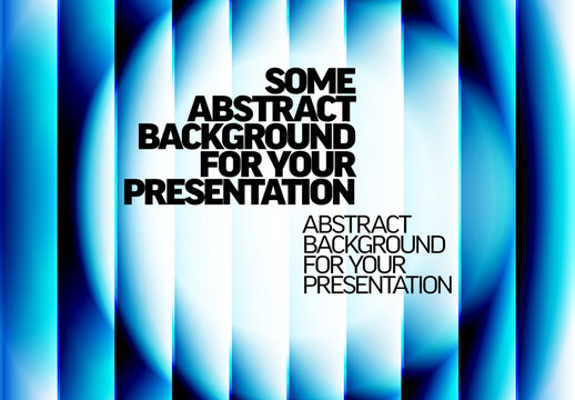 Abstract Blue Vertical Stripes Presentation Background