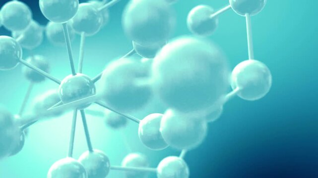 DNA Helix Animation with Digital Holographic Interface and Advanced Biotech Gene Sequencing Experiment in 4K Ultra HD footage
