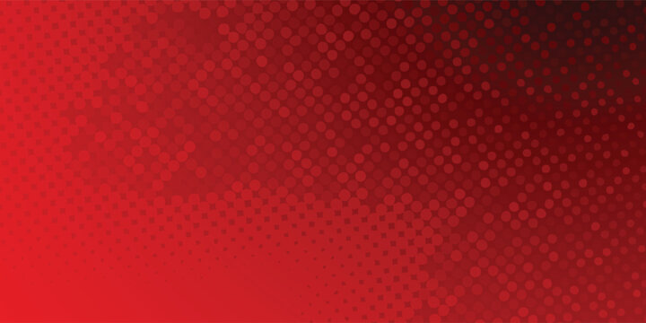 Shining disco party pattern red background.  sequin mosaic texture. Abstract sparkling red halftone wallpaper. Pop up comic glowing glitter backdrop. Retro vector design template, ilustration eps10