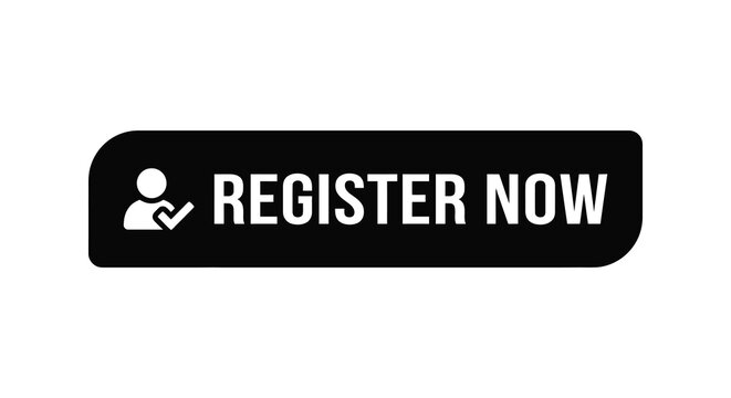 register now button flat icon call to action signup