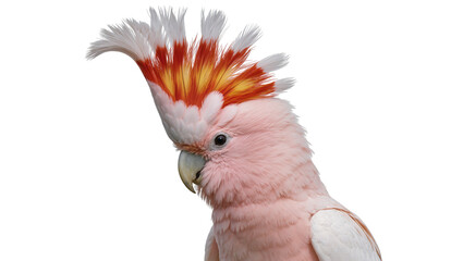 Pink Major Mitchell Cockatoo with orange and white crest © Luca