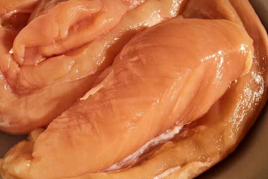 Raw, farmstead, boneless chicken breast