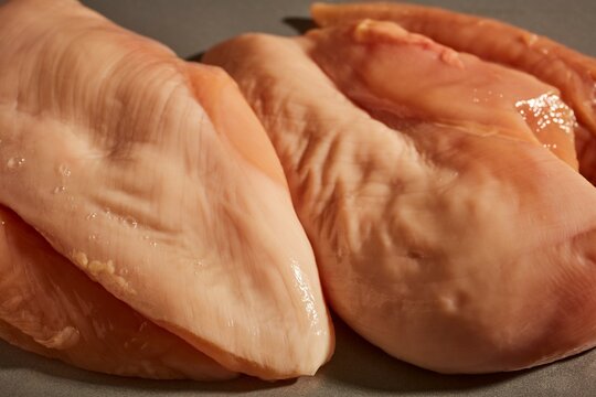 Raw, farmstead, boneless chicken breast