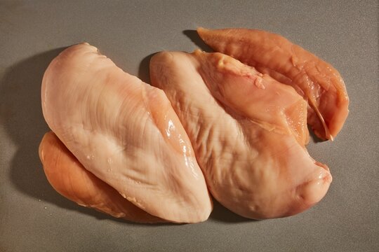 Raw, farmstead, boneless chicken breast