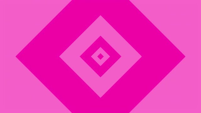 Concentric rhombus shapes zoom background video, seamless looping animation