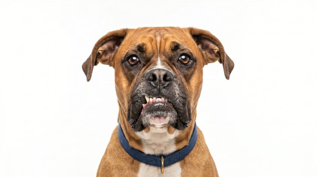 Trendy Boxers Derpy Face Studio Portrait 
