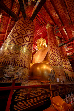 Majestic Seated Buddha at Wat Phanan Choeng