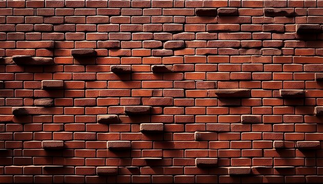 close texture broken brick design dye background picture pattern shiny clean urban animated view architect front masonry rough wall realistic beveled