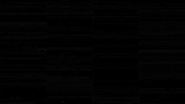 Horizontal Scanlines Glitch Distortion Abstract Overlay Background