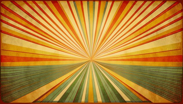 retro grunge ray sun burst abstract background