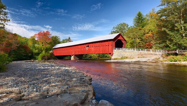 hyde covered bridge randolph vermont