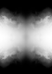 Fototapeta premium Abstract background showing a continuous flow of light gray smoke and pure white fog, creating an infinite, seamless, empty digital transition space, neutral, soft, smooth