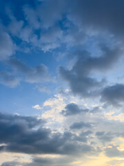 Obraz premium Dramatic Clouds in a Blue Sky