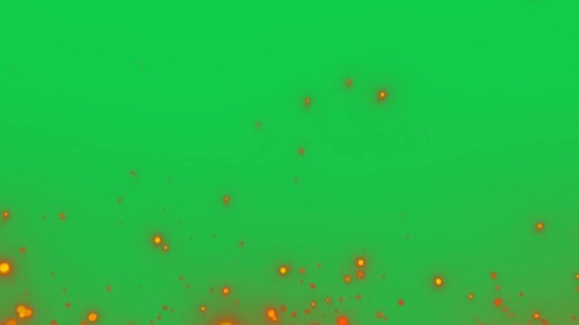 Matrix digital particles swirling in cyberspace with a green screen alpha channel setup for technological innovations, high tech presentations, computer science, and programming clips profession.