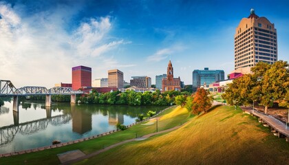 Obraz premium knoxville tennessee usa downtown at world s fair park