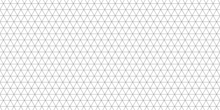 Template isometric grid seamless pattern. Blue isometric grid. Outline isometric graph template background.