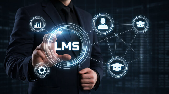 Learning Management System LMS Digital Education Platform Online Training Network Interface