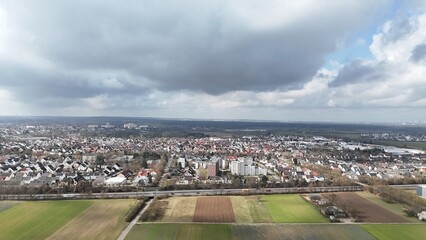 Rodgau, von oben gesehen © Fotolyse