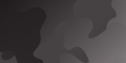 Abstract black and grey wavy background. Abstract grayscale layered wavy shapes. Navy print background, camouflage pattern in aesthetic design. © Tafseer
