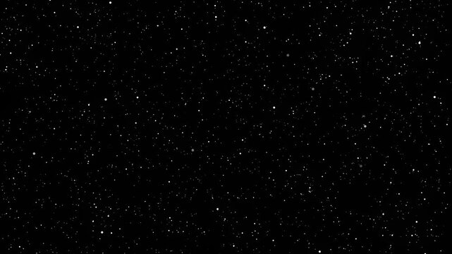 Single star glitter, Night Sky, white star blinking animation, Glow twinkle movement timeline, sparkling stars Shine animation, Twinkling star motion graphics with Black backgroun. 4k UHD