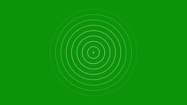 Radio waves waves background. network tower produced radio wave concept. Radio Waves in Circle Form, Radio wave signal background. Technology radio waves signal icon animation.