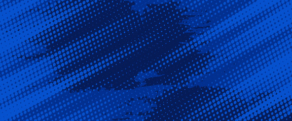 Fototapeta premium blue color pattern gradient grunge texture background.