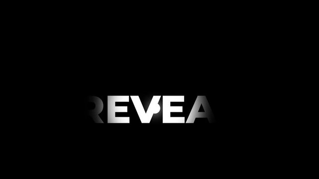 Reveal text animation with glowing ball hover effect