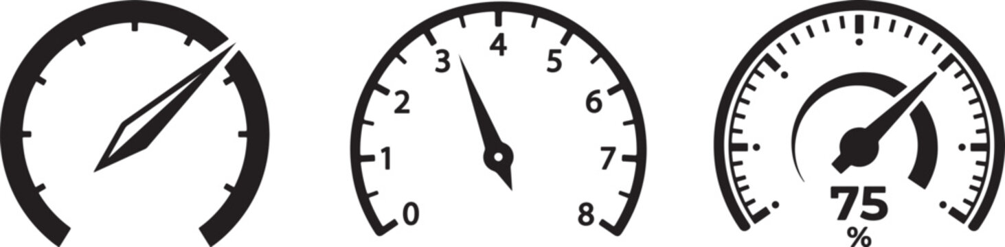 Speed and performance monitoring artwork for dashboard analytics related concepts