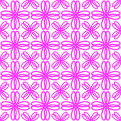 Obraz premium Abstract Floral Illustration Pattern