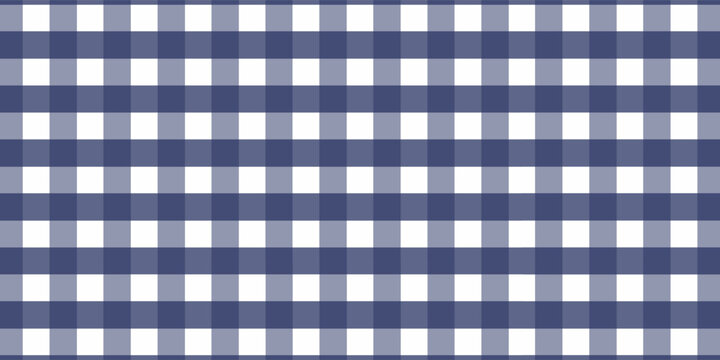 Stylish navy blue and white gingham check pattern.  Perfect for textiles, web design, or as a background.  Clean, modern, and versatile design.