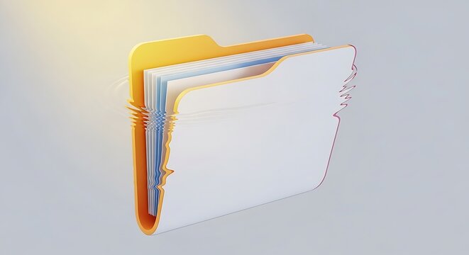 Binder with blank white index cards.