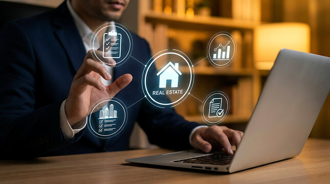 Digital Real Estate Management Platform with Property Analytics Dashboard