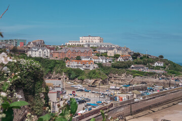 Obraz premium coastal town of Newquay in Cornwall, England.