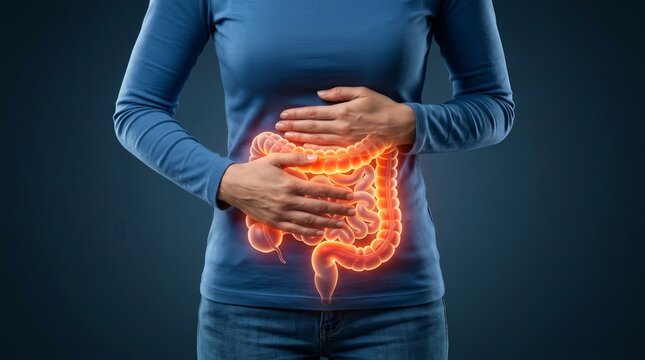 Medical awareness of colon cancer, IBS, and colitis through a woman's abdominal pain.