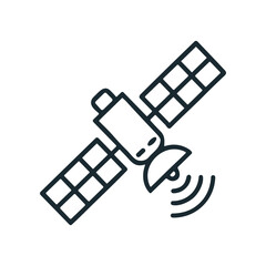 Satellite in Space Orbiting Technology. © istanto