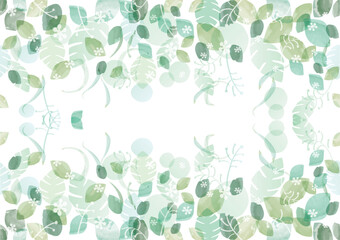 Obraz premium Spring_SUMMER-BACKGROUND-with place to write your own text-illustrations