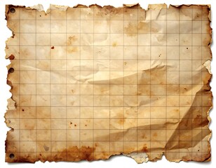 Fototapeta premium Aged paper with grid texture showing vintage design for graphic backgrounds