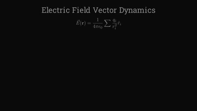 Electric field vector dynamics