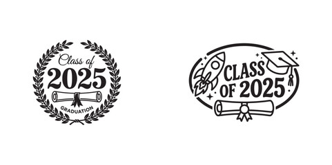Class of 2025 graduation logos © Sobuj
