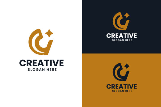 Initial Letter U Logo Design Vector with Modern Minimalist Style