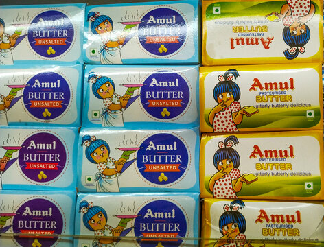 Amul butter. The Anand Milk Union Limited, commonly known as Amul, Indian dairy brand owned by the cooperative society, Gujarat Cooperative Milk Marketing Federation (GCMMF)