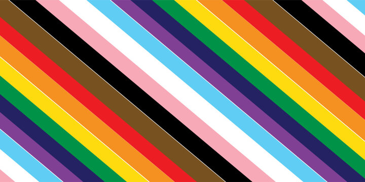 Pride Background with LGBTQ Pride Flag Colours. Rainbow Stripes Background in LGBT Gay Pride Wallpaper