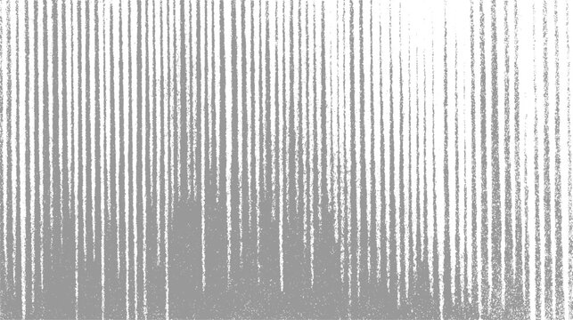 Abstract vertical grey stripes with distressed texture and white background pattern