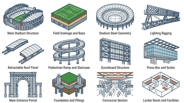 Various Architectural Structural Systems