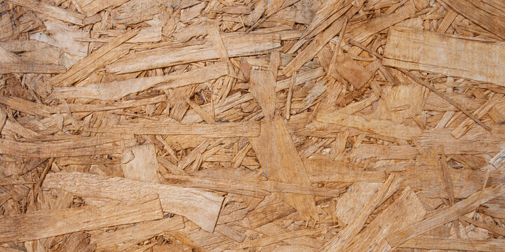 OSB Wood Board Texture Background, Oriented Strand Board Surface Pattern for Construction and Design