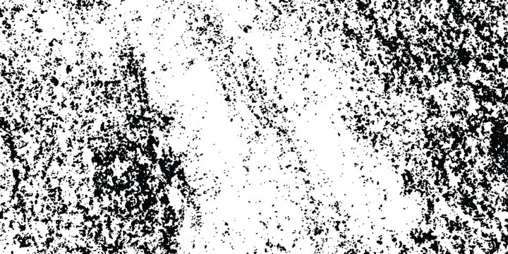 Abstract black and white grunge distress texture background with rough grainy noise and urban decay elements vector illustration.