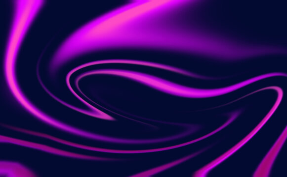 Vibrant purple and pink swirling abstract design on dark background