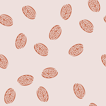dak galbi korean cuisine vector glyph seamless pattern dak galbi korean cuisine sign illustration