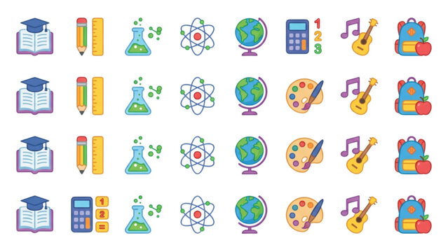 Settings and Optimization Outline Collection  Configuration and Technical Control Icons