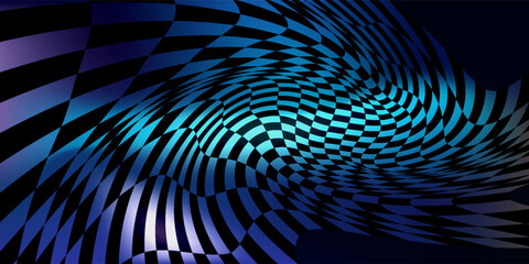 Stylish abstract background with iridescent highlights, topics close to racing and speed © Fahrezha